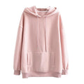 Tangada women fleece hoodie sweatshirts winter japanese fashion 2020 oversize ladies pullovers warm pocket hooded jacket SD60 AExp