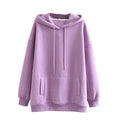 Tangada women fleece hoodie sweatshirts winter japanese fashion 2020 oversize ladies pullovers warm pocket hooded jacket SD60 AExp