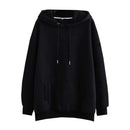 Tangada women fleece hoodie sweatshirts winter japanese fashion 2020 oversize ladies pullovers warm pocket hooded jacket SD60 AExp