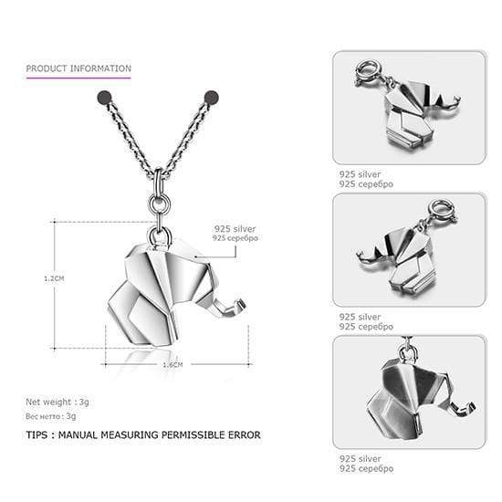 Tardoo high quality 925 sterling silver necklaces for women cute animal pendant necklaces cute lovely fine jewelry