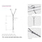 Tardoo Line Needle 925 Sterling Silver Long Pendant Necklace Simple and Romantic Style Fine Jewelry Valentine's Gift for Women JadeMoghul Inc. 