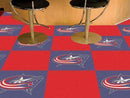 Team Carpet Tiles Carpet Flooring NHL Columbus Blue Jackets 18"x18" Carpet Tiles FANMATS