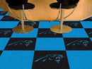 Team Carpet Tiles Carpet Squares NFL Carolina Panthers 18"x18" Carpet Tiles FANMATS