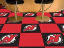 Team Carpet Tiles Carpet Squares NHL New Jersey Devils 18"x18" Carpet Tiles FANMATS