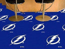 Team Carpet Tiles Carpet Squares NHL Tampa Bay Lightning 18"x18" Carpet Tiles FANMATS