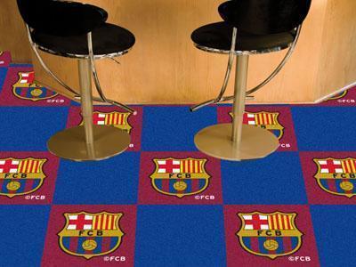 Team Carpet Tiles Carpet Squares Soccer  FCBarcelona Team Carpet Tiles 18"x18" tiles FANMATS