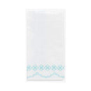 "Tears of Joy" Pocket Tissues - White with Blue Print (Pack of 1)-Handkerchiefs-JadeMoghul Inc.