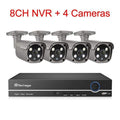 Techage 8CH 5MP HD POE NVR Kit CCTV Security System Two Way Audio AI Face Detect IP Camera Outdoor Video Surveillance Camera Set JadeMoghul Inc. 