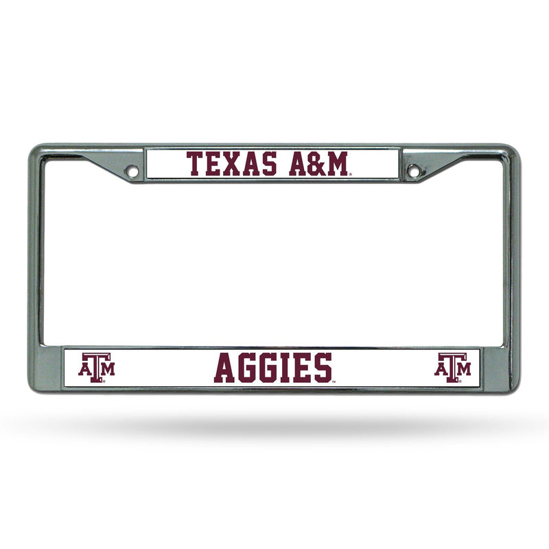 Unique License Plate Frames Texas A&M Chrome Frame