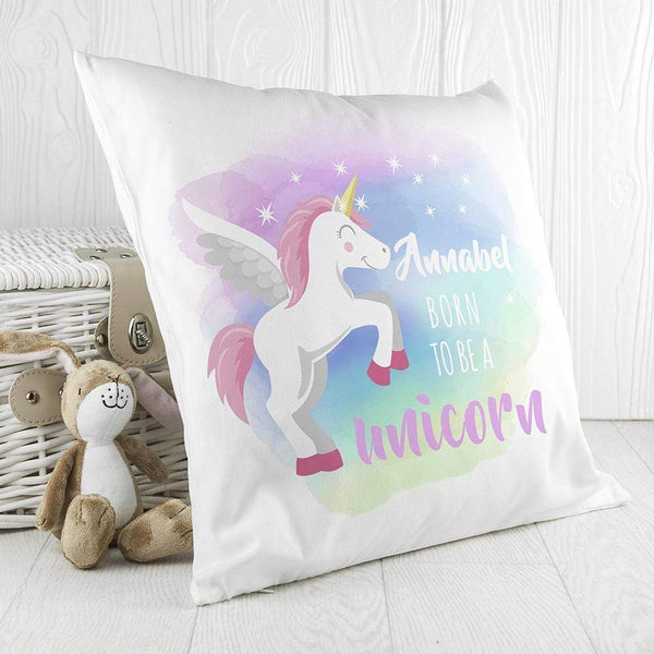 Textile Gifts & Accessories Personalised Baby Gifts - Baby Unicorn Cushion Cover Treat Gifts