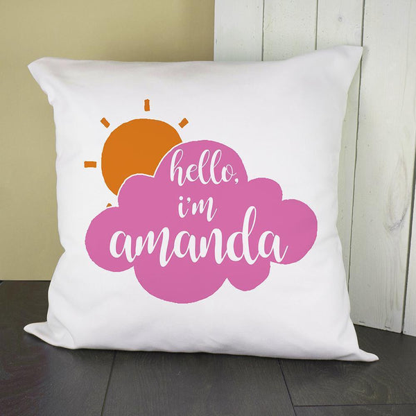 Textile Gifts & Accessories Personalised Pillow Baby Gifts - Baby On Cloud Cushion Cover Treat Gifts