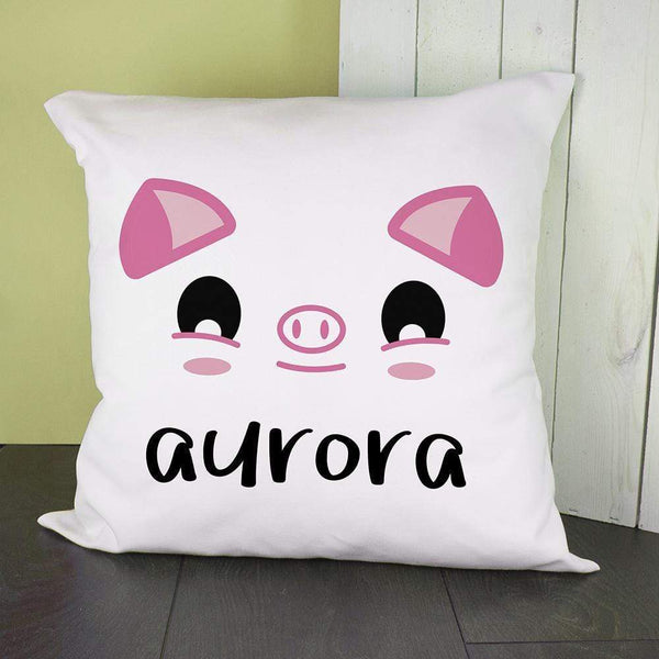 Textile Gifts & Accessories Personalised Pillow Cute Piggy Eyes Cushion Cover Treat Gifts