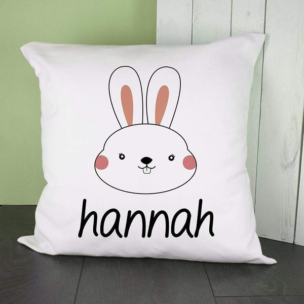 Textile Gifts & Accessories Personalised Pillow Little Bunny Face Cushion Cover Treat Gifts