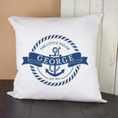 Textile Gifts & Accessories Personalised Pillow Little Sailor With Anchor Cushion Cover Treat Gifts