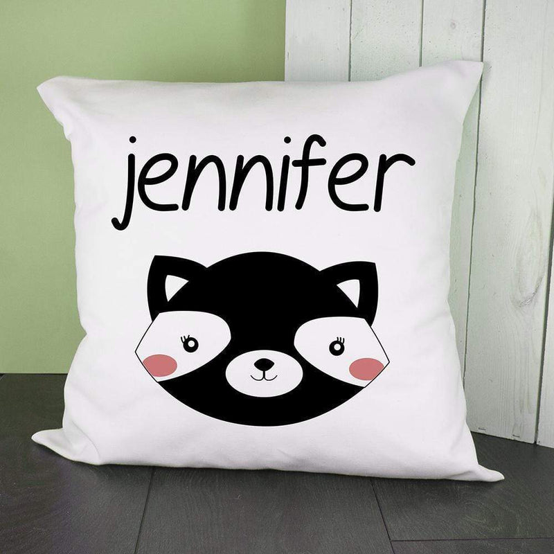 Textile Gifts & Accessories Personalised Pillow Little Skunk Face Cushion Cover Treat Gifts