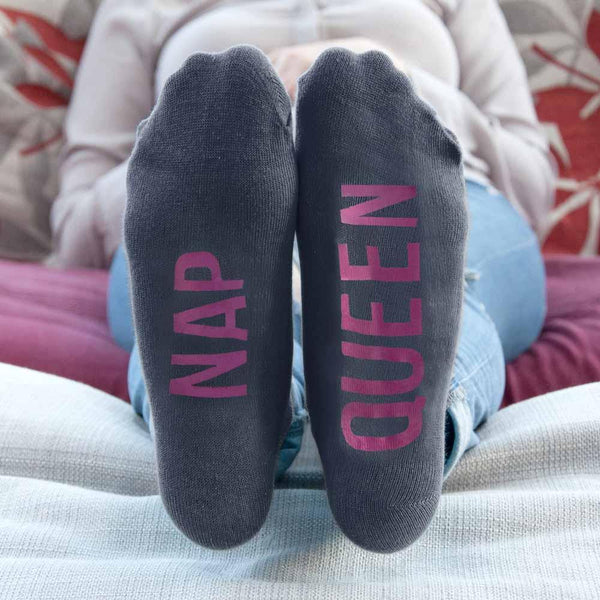 Textile Gifts & Accessories Personalized Gifts Charcoal & Hot Pink Socks Treat Gifts