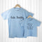 Textile Gifts & Accessories Personalized Gifts For Dad - Daddy and Me Cuties Blue T-Shirts Treat Gifts