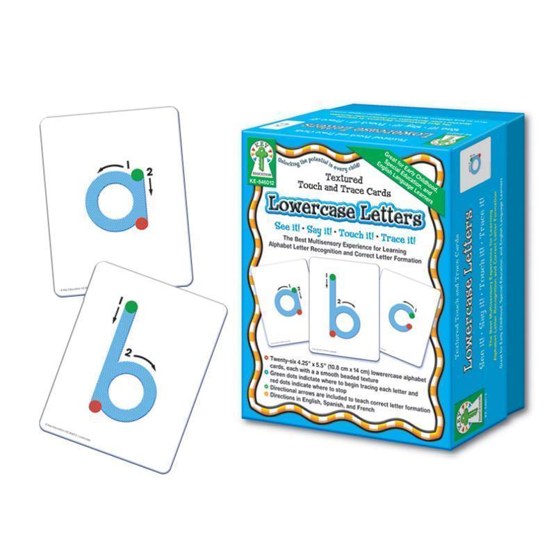 TEXTURED TOUCH & TRACE LOWERCASE-Learning Materials-JadeMoghul Inc.