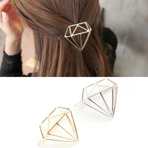 The New Hairpin Princess Crown Tiara Girl Hair Accessories Hollow Hairpin Hairpin Jewelry Women Members