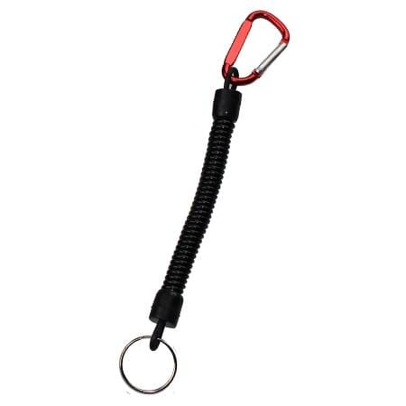THEKUAI Fishing Lanyard Spring Rope Fishing Trackle Fishing Tools Fishing Rope with Camping Carabiner Secure Lock 1pcs 2020 JadeMoghul Inc. 