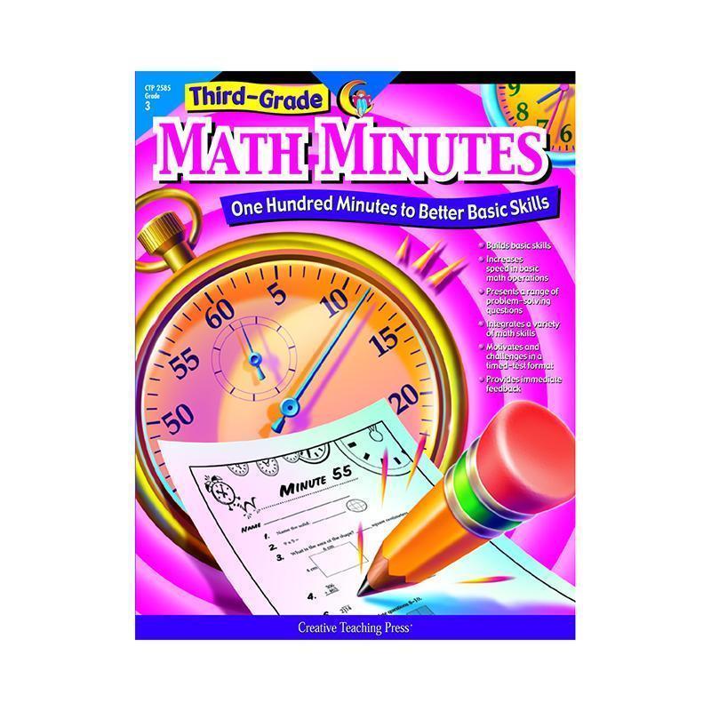 THIRD-GR MATH MINUTES-Learning Materials-JadeMoghul Inc.