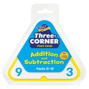 THREE-CORNER FLASH CARDS 48/PK-Learning Materials-JadeMoghul Inc.