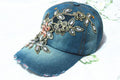Three wholesale fall fashion Denim Baseball cap Sports Hat cap canvas Snapback caps hat for women good quality-Sky Blue-adjustable-JadeMoghul Inc.