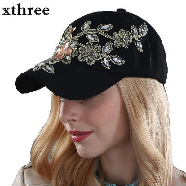 Three wholesale fall fashion Denim Baseball cap Sports Hat cap canvas Snapback caps hat for women good quality-White-adjustable-JadeMoghul Inc.