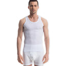 THREEGUN Brand Men Casual Undershirts Cotton Slim Fit Men Undershirts Bodybuilding Gold Fitness Male Slim Bottoming Underwear