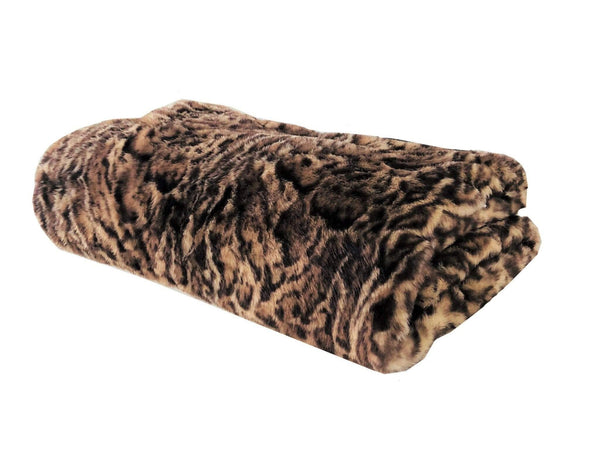 Throws Cheap Throw Blankets - 48" X 60" X 3" Faux Fur Luxury Throw 48in x 60in HomeRoots