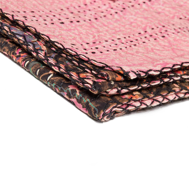 Throws Cheap Throw Blankets - 50" x 70" Multicolored, Handmade - Throw HomeRoots