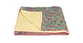Throws Cheap Throw Blankets - 50" x 70" Multicolored, Sleek, Kantha - Throw HomeRoots
