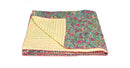Throws Cheap Throw Blankets - 50" x 70" Multicolored, Sleek, Kantha - Throw HomeRoots