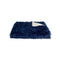 Throws Faux Fur Throw - 50" x 70" x 2" Ink Sheepskin Faux Fur Throw HomeRoots