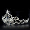 Tiara Crown LO2110 Imitation Rhodium Brass Tiaras & Hair Clip with Crystal