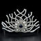 Tiara LO2111 Imitation Rhodium Brass Tiaras & Hair Clip with Crystal