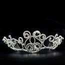 Tiara LO2113 Imitation Rhodium Brass Tiaras & Hair Clip with Crystal