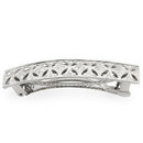 Tiaras & Hair Clip Wedding Tiara LO1428 Rhodium White Metal Tiaras & Hair Clip with Crystal Alamode Fashion Jewelry Outlet