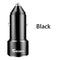 TIEGEM Dual USB Car Charger Quick Charge 2.0 3.0 Mobile Phone USB Car charger for iPhone 7 8 X Samsung Xiaomi Car Phone Charger-China-Black-JadeMoghul Inc.