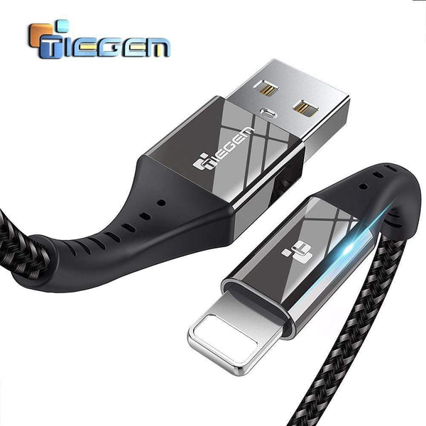 TIEGEM USB Charger Cable for iPhone X 8 8 Plus Cable Fast Charger Adapter 8 Pin For iPhone 6 6S 5 5S SE iPad Mobile Phone Cables
