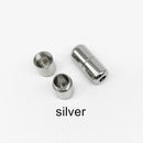 TILUSERO New Elastic Shoelaces Metal Capsule Button No Tie Shoe Laces AExp