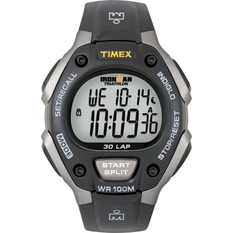 Timex Ironman Triathlon 30 Lap - Black-Silver [T5E901]-Watches-JadeMoghul Inc.