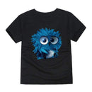 TINOLULING 12 Colors 2017 Boys Girls owl T Shirt Kids T-Shirt Children Tops Baby Tees For 2-14 Years