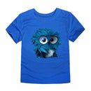 TINOLULING 12 Colors 2017 Boys Girls owl T Shirt Kids T-Shirt Children Tops Baby Tees For 2-14 Years