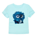 TINOLULING 12 Colors 2017 Boys Girls owl T Shirt Kids T-Shirt Children Tops Baby Tees For 2-14 Years