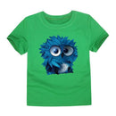 TINOLULING 12 Colors 2017 Boys Girls owl T Shirt Kids T-Shirt Children Tops Baby Tees For 2-14 Years