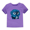 TINOLULING 12 Colors 2017 Boys Girls owl T Shirt Kids T-Shirt Children Tops Baby Tees For 2-14 Years