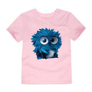 TINOLULING 12 Colors 2017 Boys Girls owl T Shirt Kids T-Shirt Children Tops Baby Tees For 2-14 Years