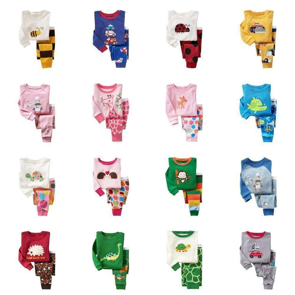 TINOLULING 21 design kids pajamas children sleepwear baby pajamas sets boys girls animal pyjamas pijamas cotton nightwear