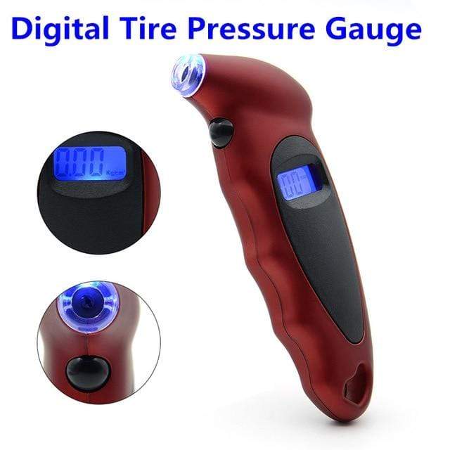 Tire pressure gauge 0-150 PSI Backlight High-precision digital tire pressure monitoring car tire pressure gauge AExp